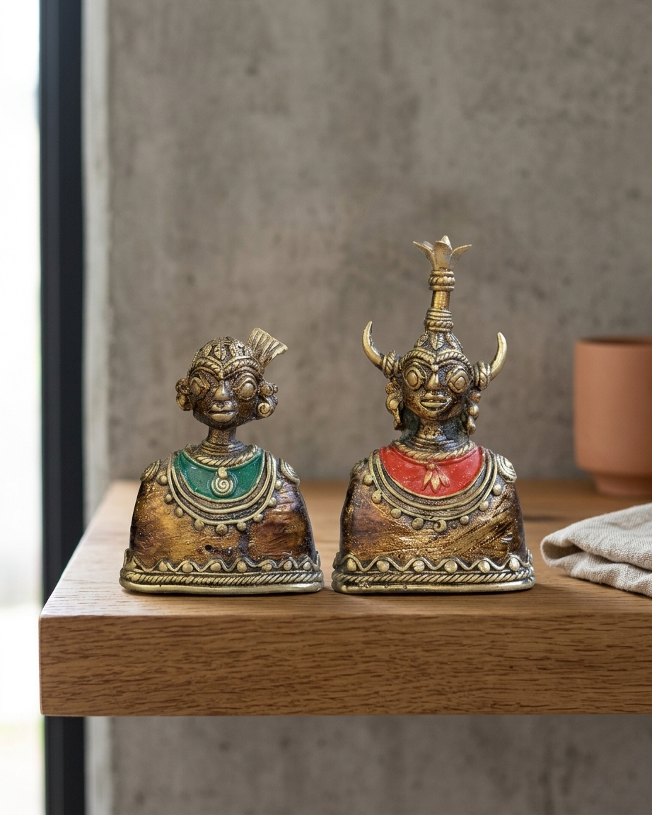 Madiya Madin — Dhokra brass figurine